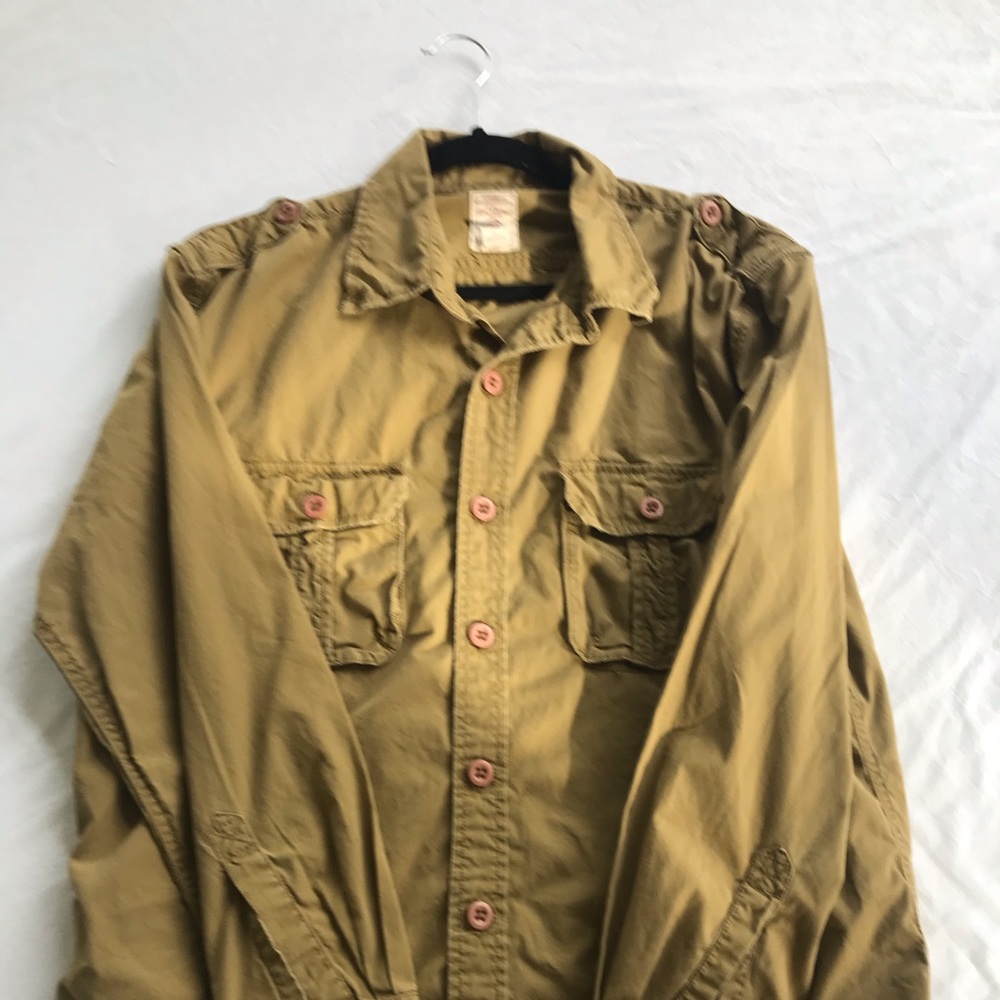 Red camel men’s military style shirt XL